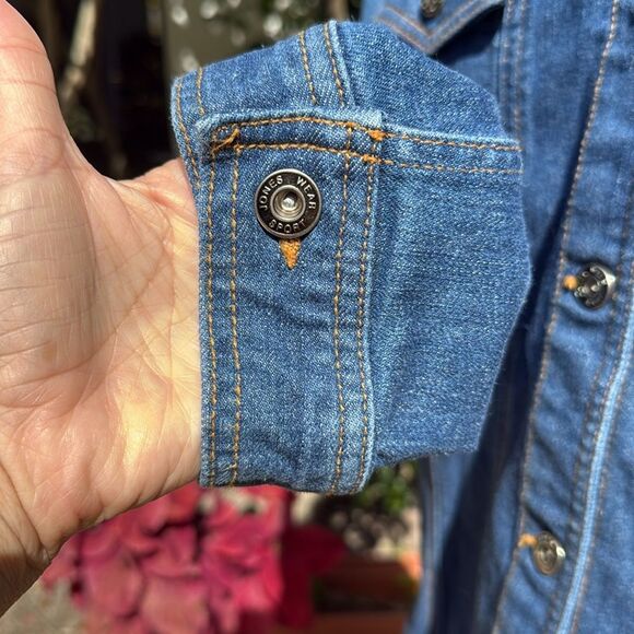 Jones New York denim Jacket blue size medium - Picture 2 of 5